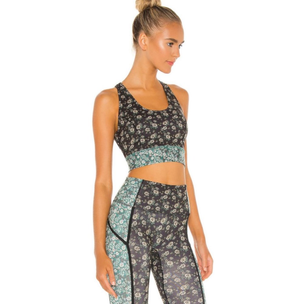 Free People Movement Printed Synergy Sport Crop Top - Picture 3 of 12